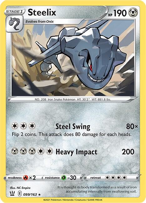 Steelix 099/163 card from SWSH05: Battle Styles
