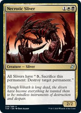 Necrotic Sliver 258 card from Time Spiral: Remastered