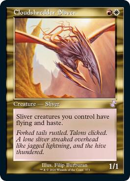 Cloudshredder Sliver 373 card from Time Spiral: Remastered