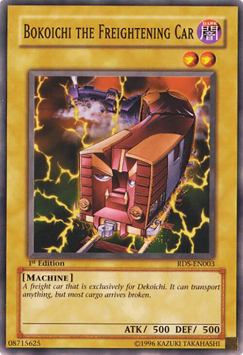 Bokoichi the Freightening Car RDS-EN003 card from Rise of Destiny