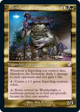 Slimefoot, the Stowaway 386 card from Time Spiral: Remastered