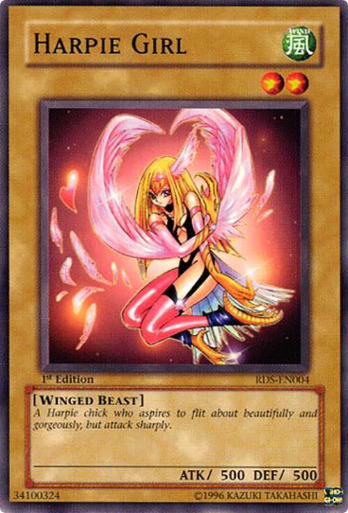 Harpie Girl RDS-EN004 card from Rise of Destiny