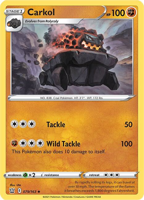 Carkol 079/163 card from SWSH05: Battle Styles
