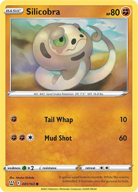 Silicobra 081/163 card from SWSH05: Battle Styles