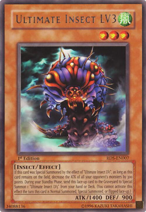 Ultimate Insect LV3 RDS-EN007 card from Rise of Destiny