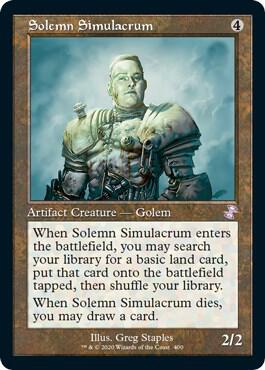 Solemn Simulacrum 400 card from Time Spiral: Remastered