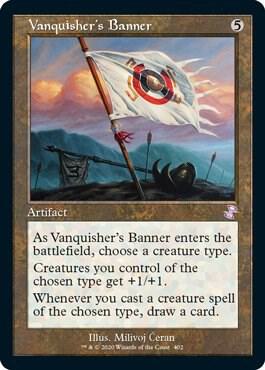 Vanquisher's Banner 402 card from Time Spiral: Remastered