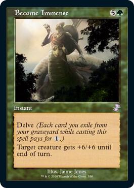 Become Immense 358 card from Time Spiral: Remastered