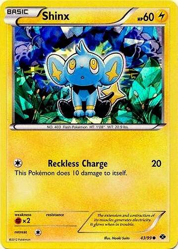 Shinx - 43/99 (Cracked Ice Holo) 043/099 card from Blister Exclusives