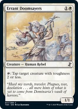 Errant Doomsayers 17 card from Time Spiral: Remastered