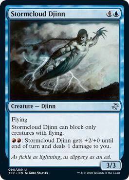 Stormcloud Djinn 90 card from Time Spiral: Remastered