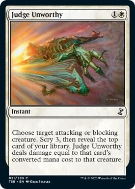 Judge Unworthy 21 card from Time Spiral: Remastered