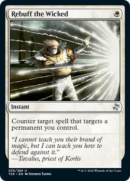 Rebuff the Wicked 35 card from Time Spiral: Remastered