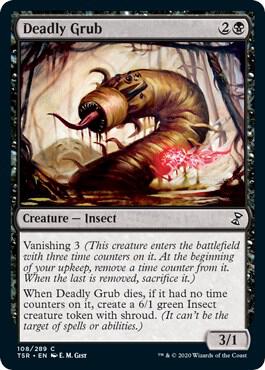 Deadly Grub 108 card from Time Spiral: Remastered