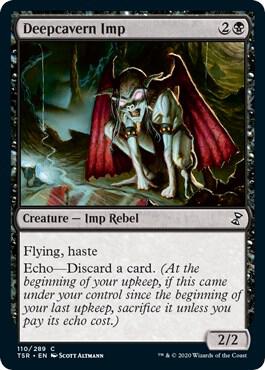Deepcavern Imp 110 card from Time Spiral: Remastered