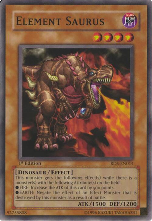 Element Saurus RDS-EN014 card from Rise of Destiny
