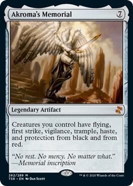 Akroma's Memorial 262 card from Time Spiral: Remastered