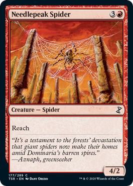 Needlepeak Spider 177 card from Time Spiral: Remastered