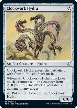 Clockwork Hydra 264 card from Time Spiral: Remastered