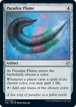 Paradise Plume 271 card from Time Spiral: Remastered
