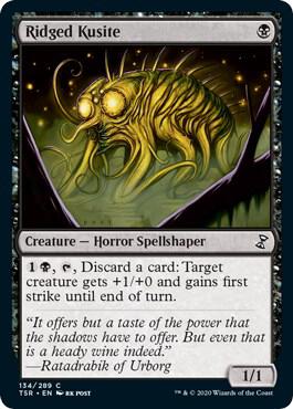 Ridged Kusite 134 card from Time Spiral: Remastered