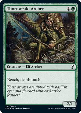Thornweald Archer 240 card from Time Spiral: Remastered