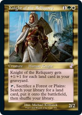 Knight of the Reliquary 379 card from Time Spiral: Remastered