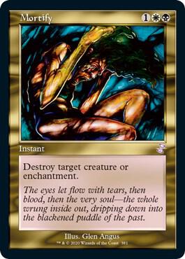 Mortify 381 card from Time Spiral: Remastered