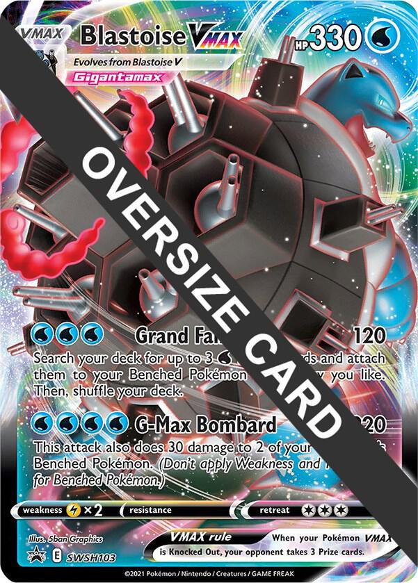 Blastoise VMAX SWSH103 card from Jumbo Cards