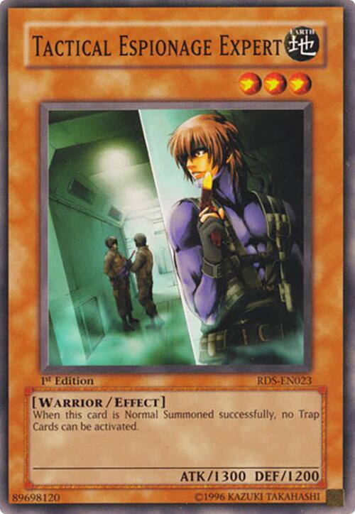 Tactical Espionage Expert RDS-EN023 card from Rise of Destiny
