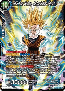 SS2 Son Gohan, Astonishing Strike BT13-036 card from Supreme Rivalry