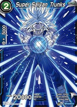 Super Saiyan Trunks BT13-041 card from Supreme Rivalry