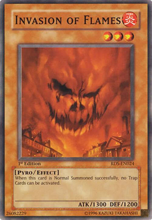 Invasion of Flames RDS-EN024 card from Rise of Destiny