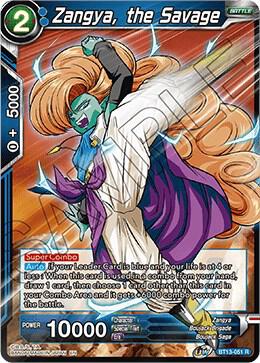 Zangya, the Savage BT13-051 card from Supreme Rivalry