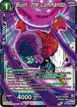 Bujin, the Commando BT13-055 card from Supreme Rivalry