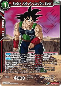 Bardock, Pride of a Low-Class Warrior BT13-005 card from Supreme Rivalry