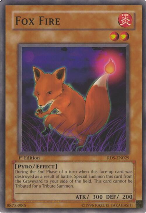 Fox Fire RDS-EN029 card from Rise of Destiny