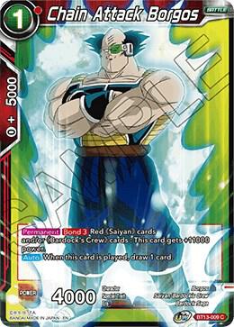 Chain Attack Borgos BT13-009 card from Supreme Rivalry
