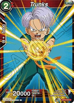 Trunks BT13-014 card from Supreme Rivalry