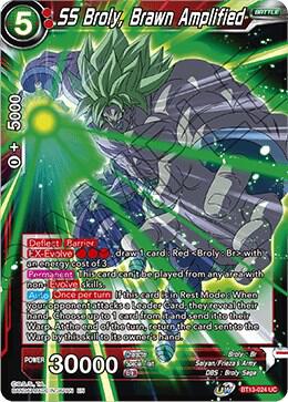 SS Broly, Brawn Amplified BT13-024 card from Supreme Rivalry