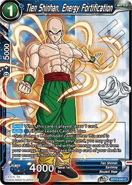 Tien Shinhan, Energy Fortification BT13-045 card from Supreme Rivalry