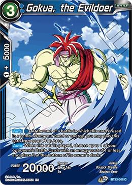 Gokua, the Evildoer BT13-048 card from Supreme Rivalry