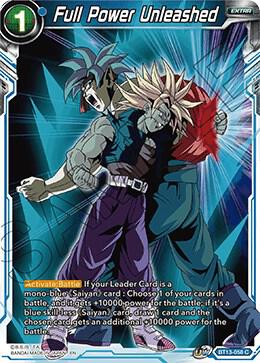 Full Power Unleashed BT13-058 card from Supreme Rivalry