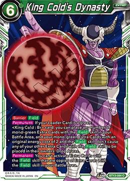 King Cold's Dynasty BT13-084 card from Supreme Rivalry