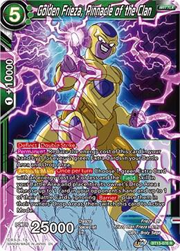 Golden Frieza, Pinnacle of the Clan BT13-076 card from Supreme Rivalry