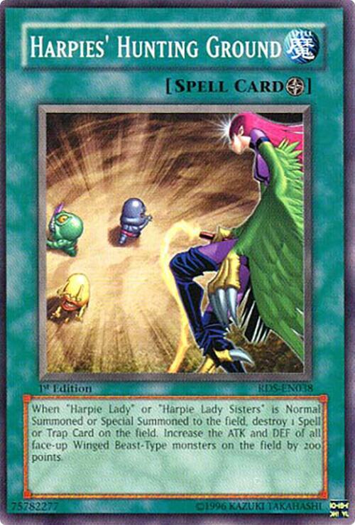 Harpies' Hunting Ground RDS-EN038 card from Rise of Destiny