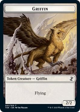 Griffin Token 1 card from Time Spiral: Remastered