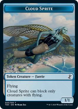 Cloud Sprite Token 3 card from Time Spiral: Remastered