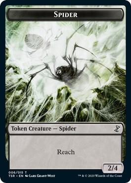 Spider Token 6 card from Time Spiral: Remastered