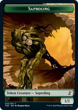 Saproling Token 13 card from Time Spiral: Remastered